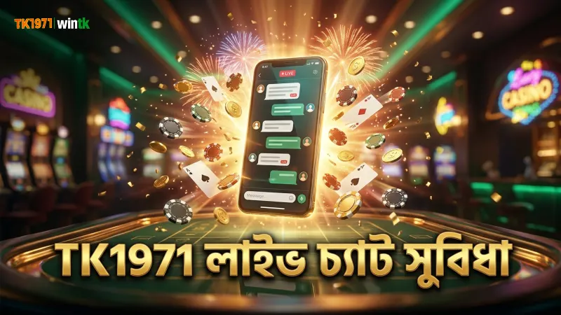 লাইভ চ্যাটে তৎক্ষণাৎ সাড়া দিয়ে TK1971 সুবিধা প্রদান করে