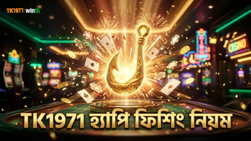 TK1971 প্ল্যাটফর্মে হ্যাপি ফিশিং গেমের মৌলিক নিয়ম শেখা।
