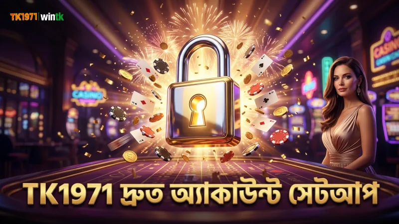 TK1971 প্ল্যাটফর্মে দ্রুত এবং সহজ অ্যাকাউন্ট সেটআপ প্রক্রিয়া