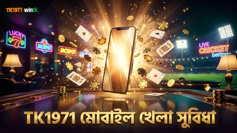 TK1971-এ মোবাইল থেকে দ্রুত ও নিরাপদ খেলার অভিজ্ঞতা নিন