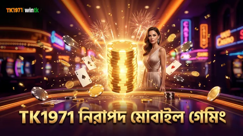TK1971 মোবাইলে স্লট গেম নিরাপত্তা ও দক্ষতার প্রতীক।