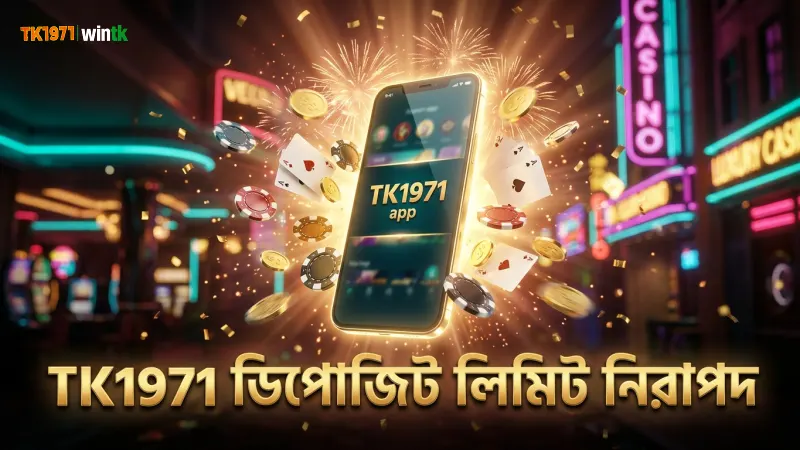 TK1971-এর ডিপোজিট লিমিট খেলোয়াড়ের সুরক্ষা নিশ্চিত করে।