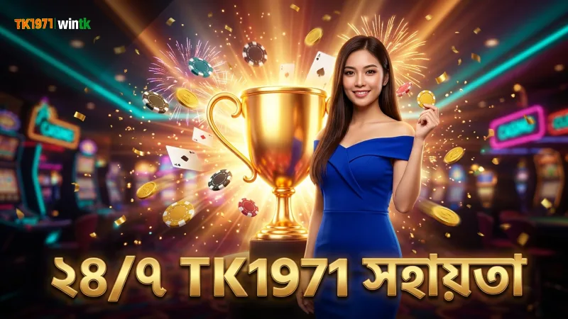 ২৪/৭ হেল্পলাইন নিরাপদ গেমিং-এর জন্য সহায়তা প্রদান করে।